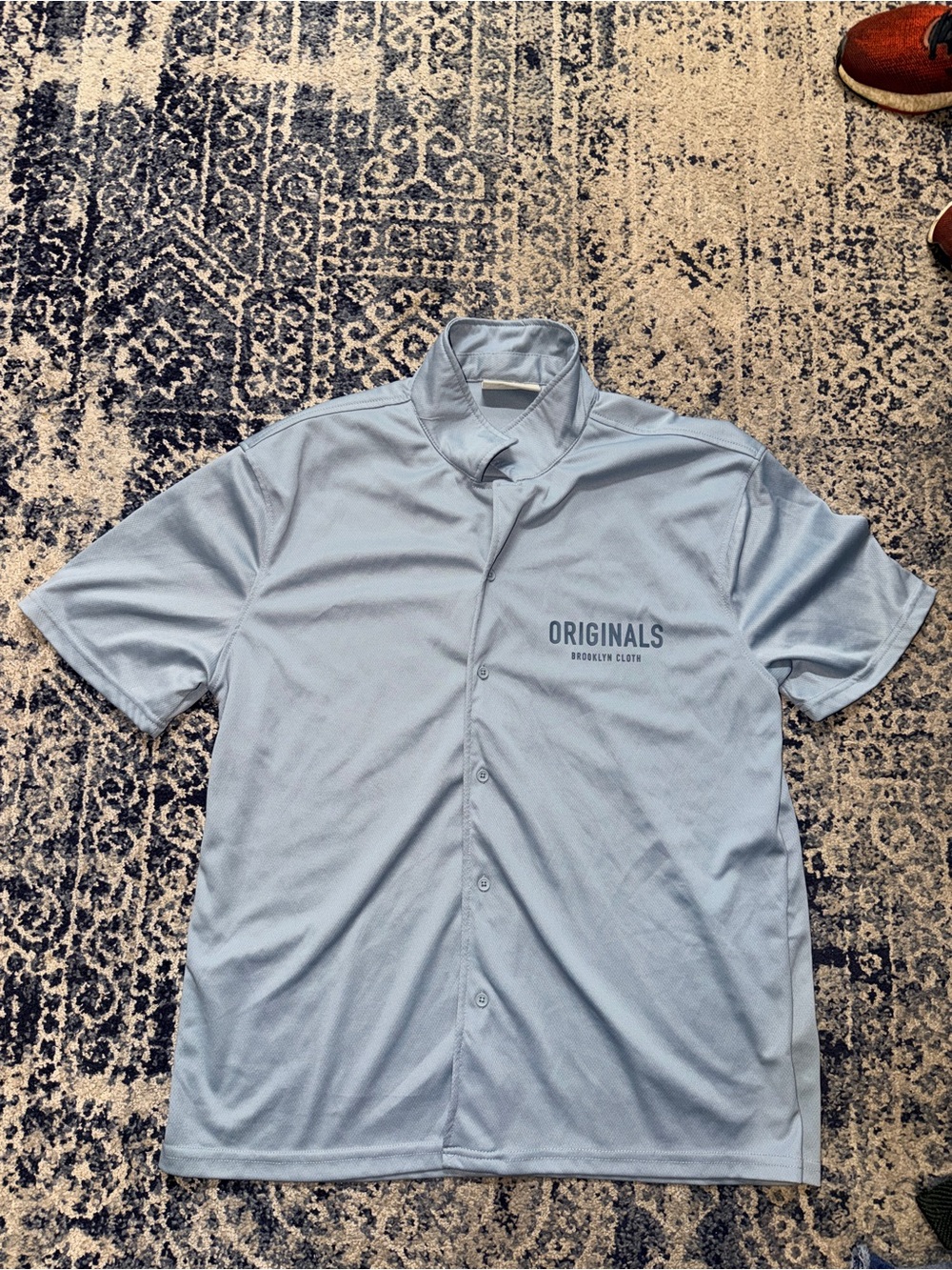 Brooklyn Cloth Light Blue Casual Button-Down Shirt